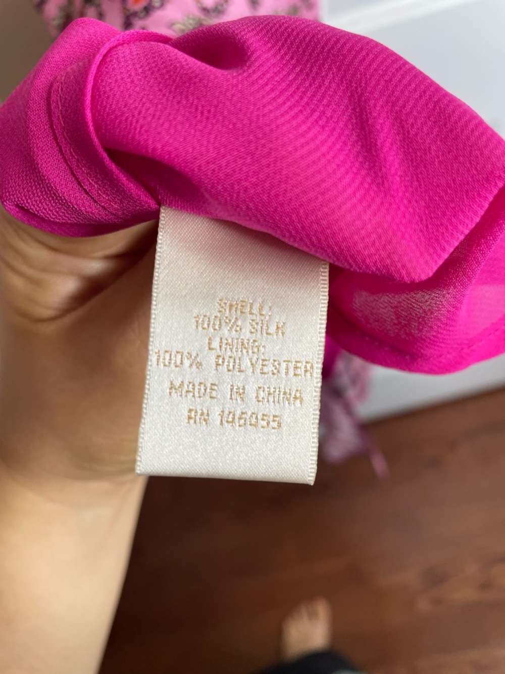 Gold Hawk Provence Noa Mid Length Slip Dress Pink 100% Silk Small - Picture 8 of 9